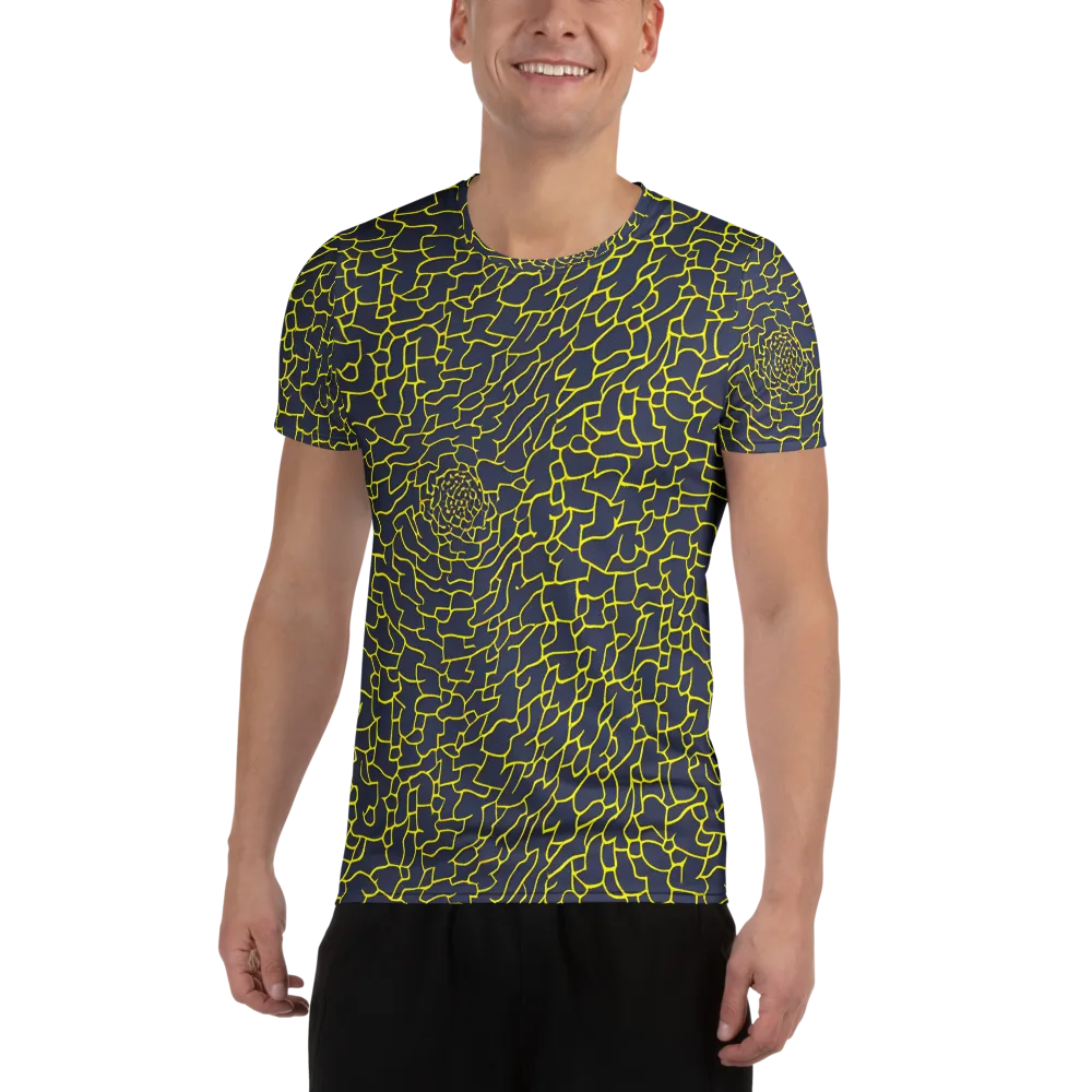 Nightshade Maze on Men's Athletic T-Shirt — Front