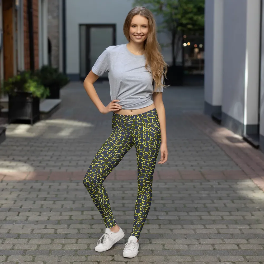 Nightshade Maze on Leggings — Front