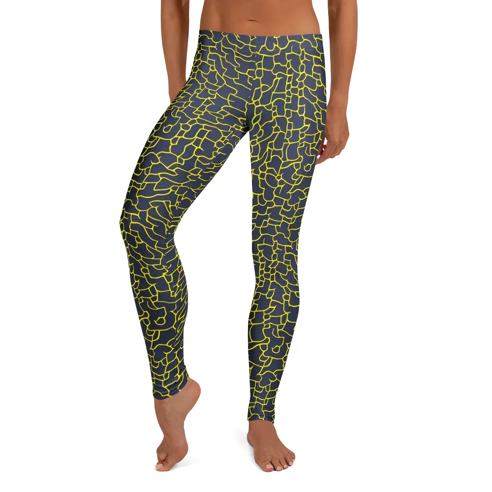 Nightshade Maze on Leggings — Front