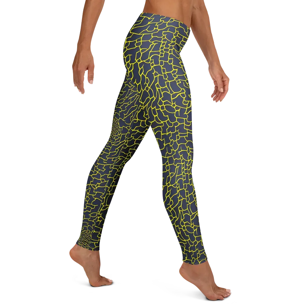 Nightshade Maze on Leggings — Right