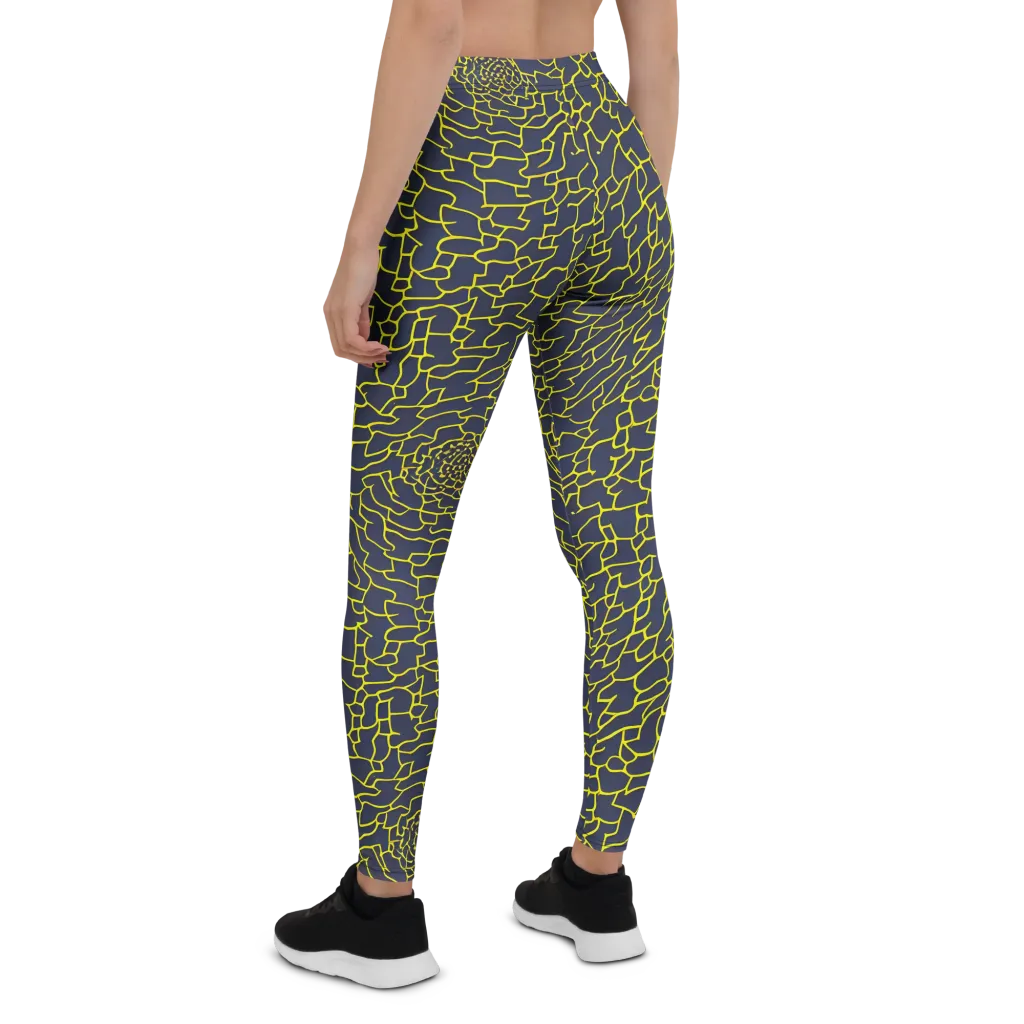 Nightshade Maze on Leggings — Back