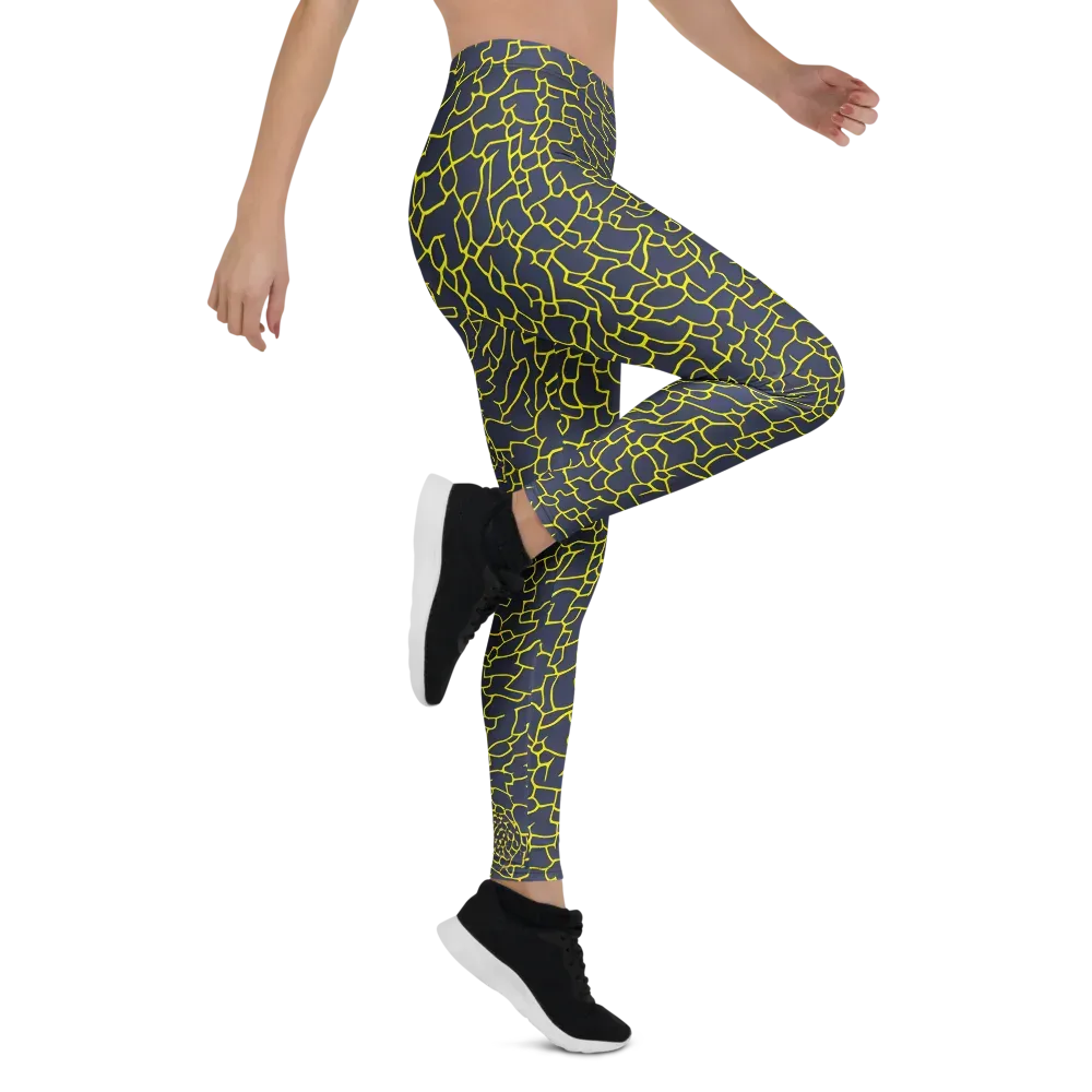 Nightshade Maze on Leggings — Right