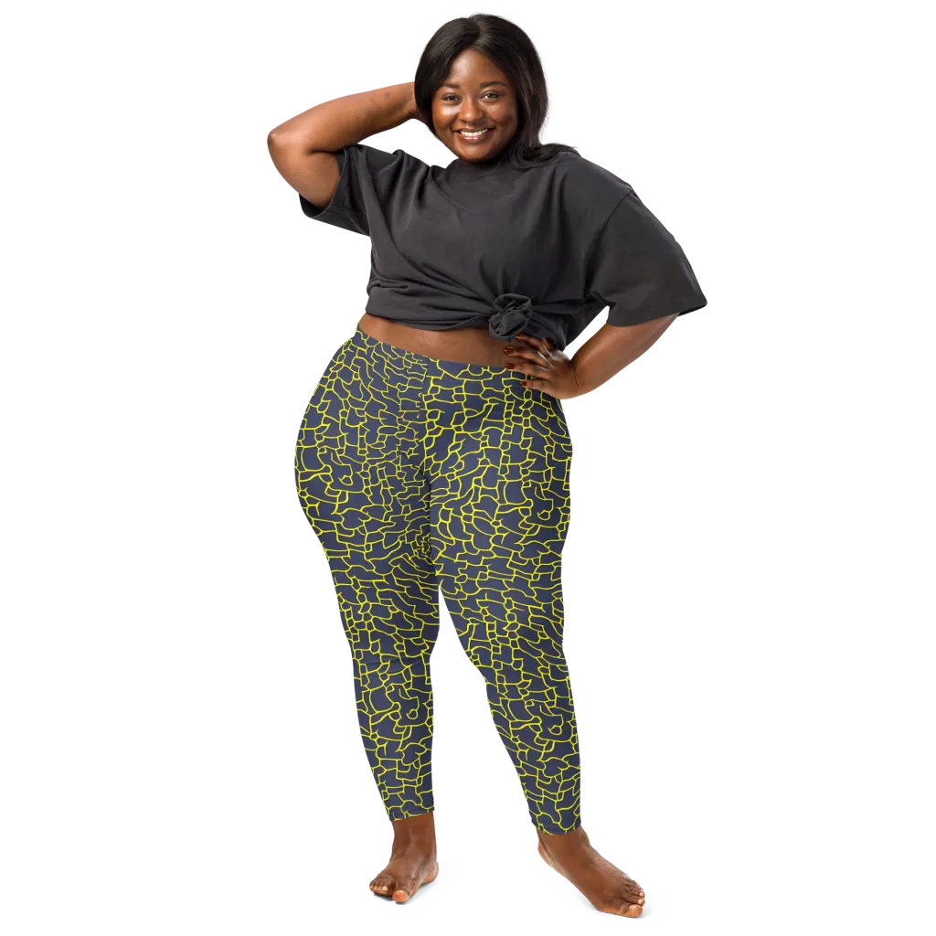 Nightshade Maze on Leggings — Front