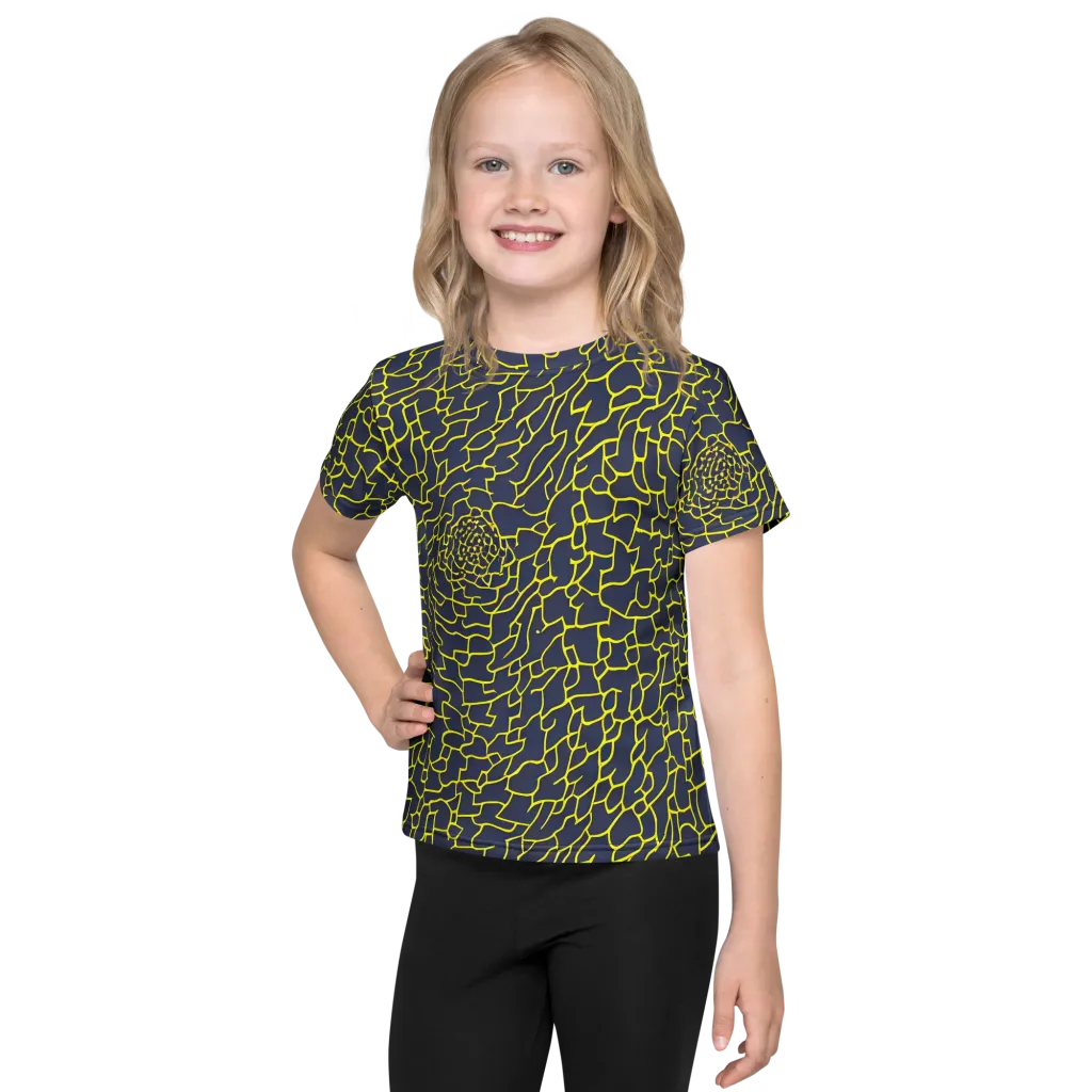 Nightshade Maze on Kids Crew Neck T-Shirt — Front