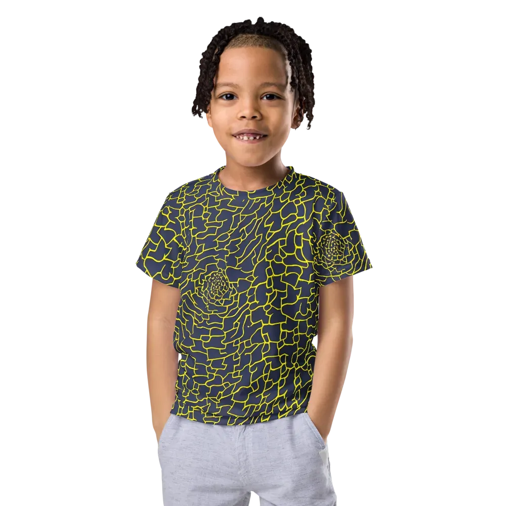 Nightshade Maze on Kids Crew Neck T-Shirt — Front