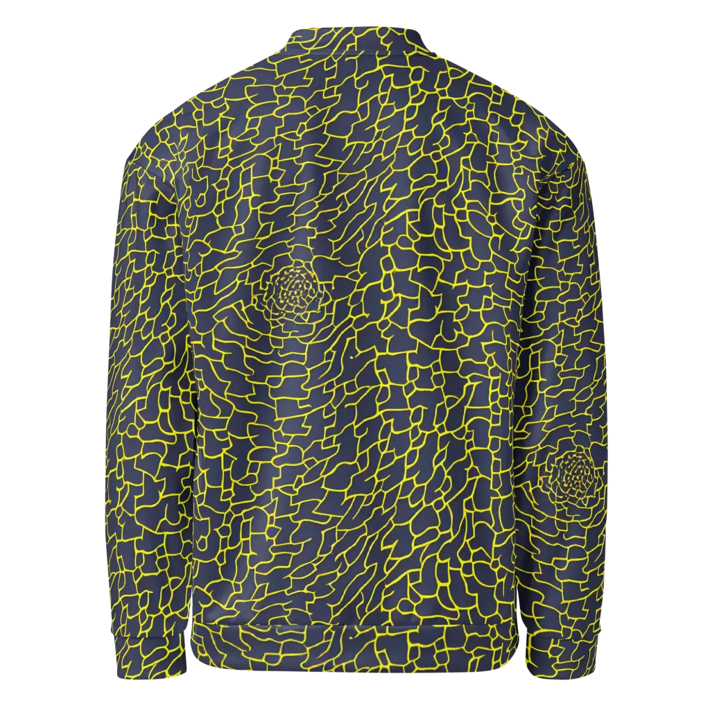 Nightshade Maze on Bomber Jacket — Back