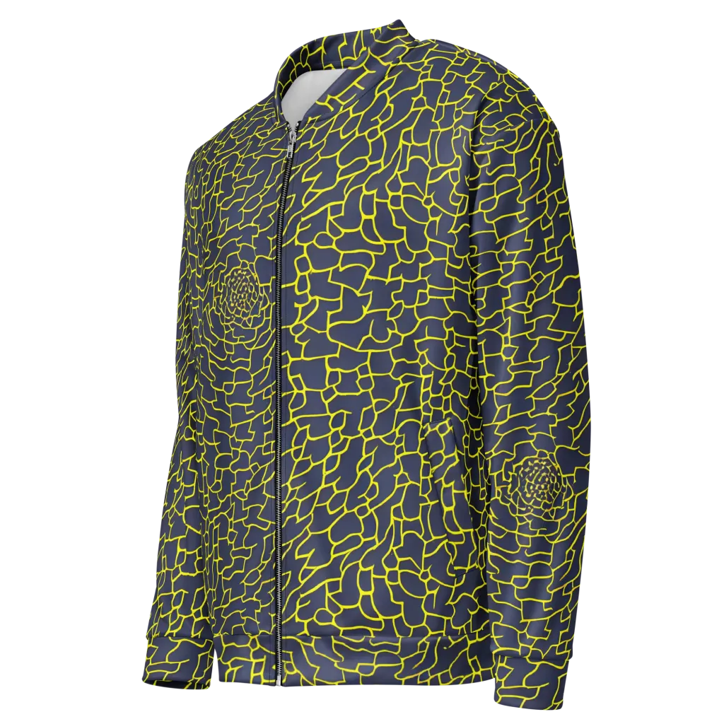 Nightshade Maze on Bomber Jacket — Left Front