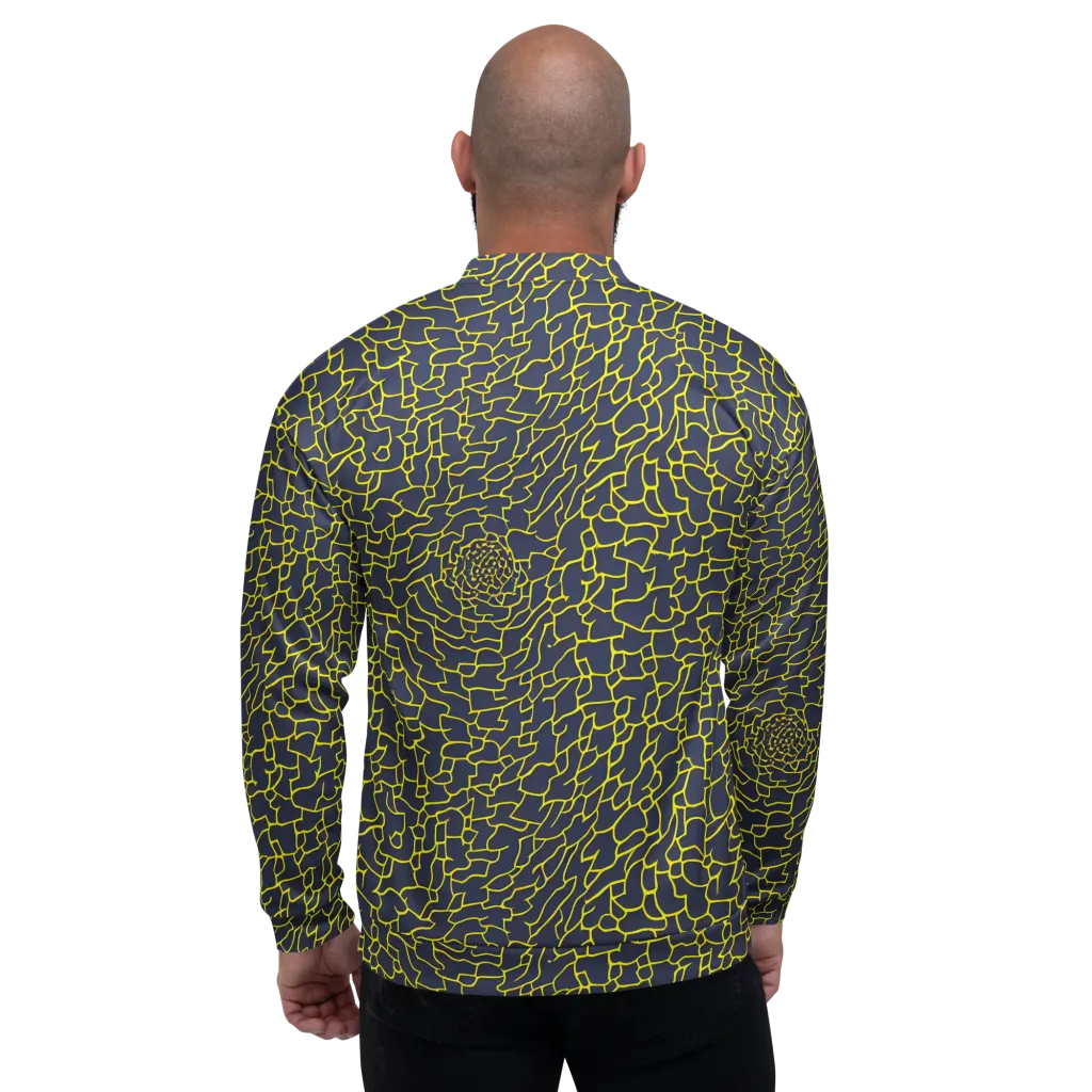 Nightshade Maze on Bomber Jacket — Back