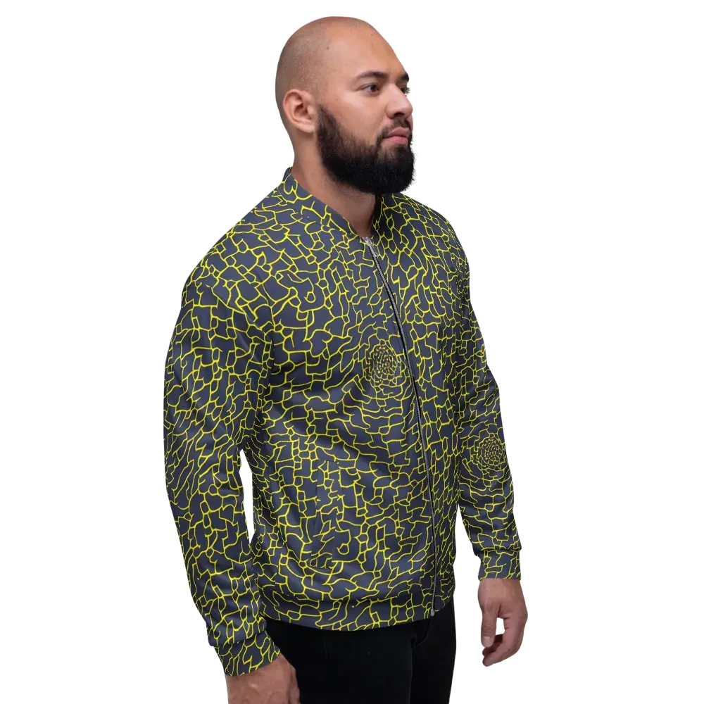 Nightshade Maze on Bomber Jacket — Right