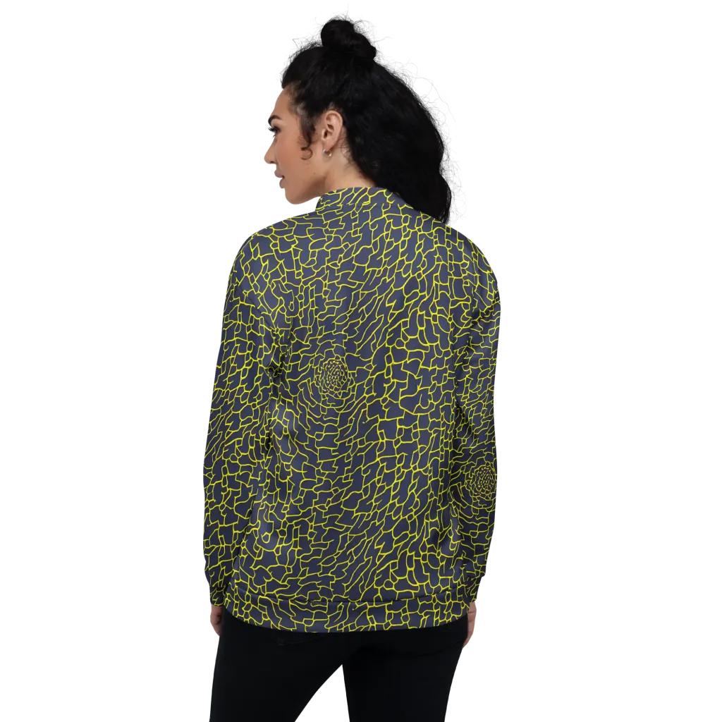 Nightshade Maze on Bomber Jacket — Back