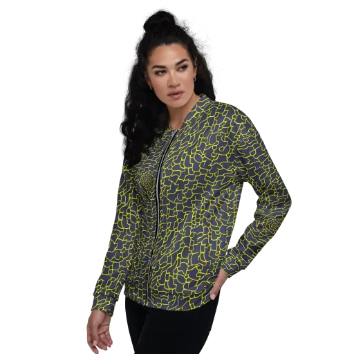 Nightshade Maze on a Bomber Jacket