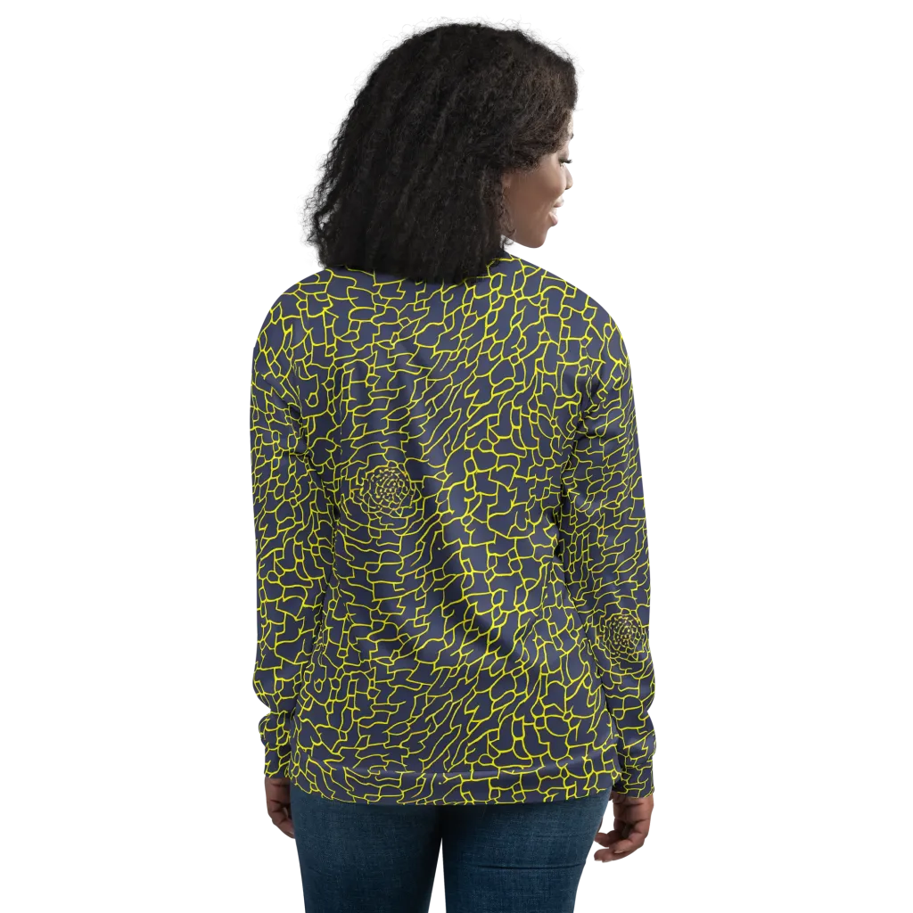 Nightshade Maze on Bomber Jacket — Back