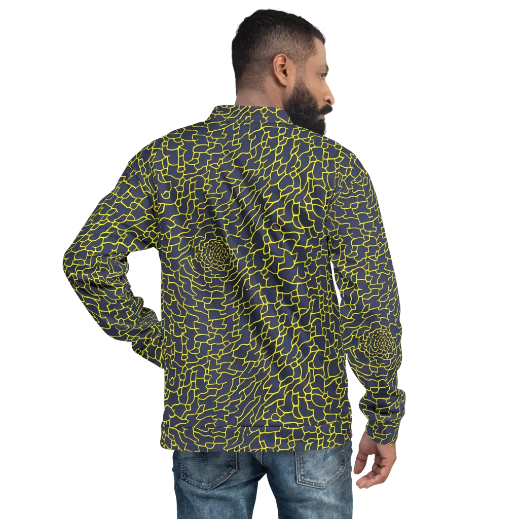 Nightshade Maze on Bomber Jacket — Back