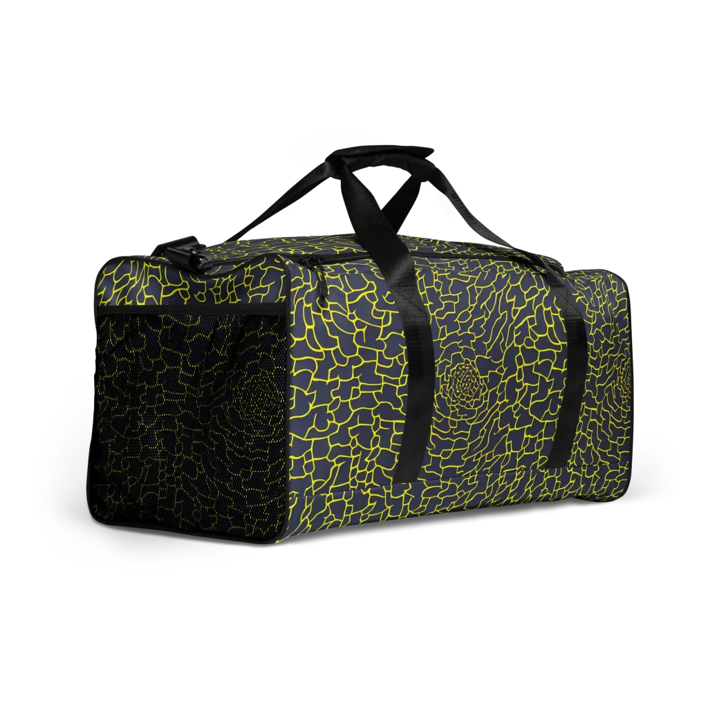 Nightshade Maze on Duffle Bag — Right Front
