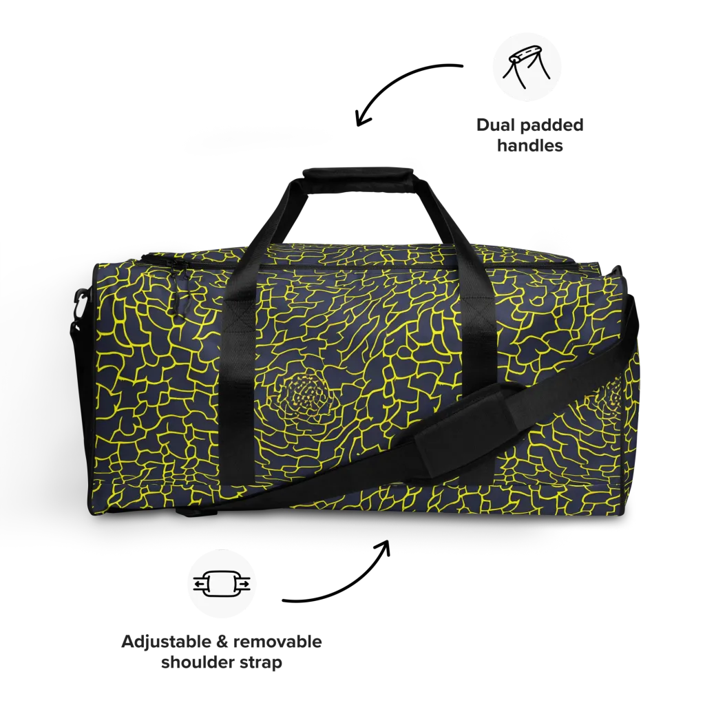 Nightshade Maze on Duffle Bag — Front