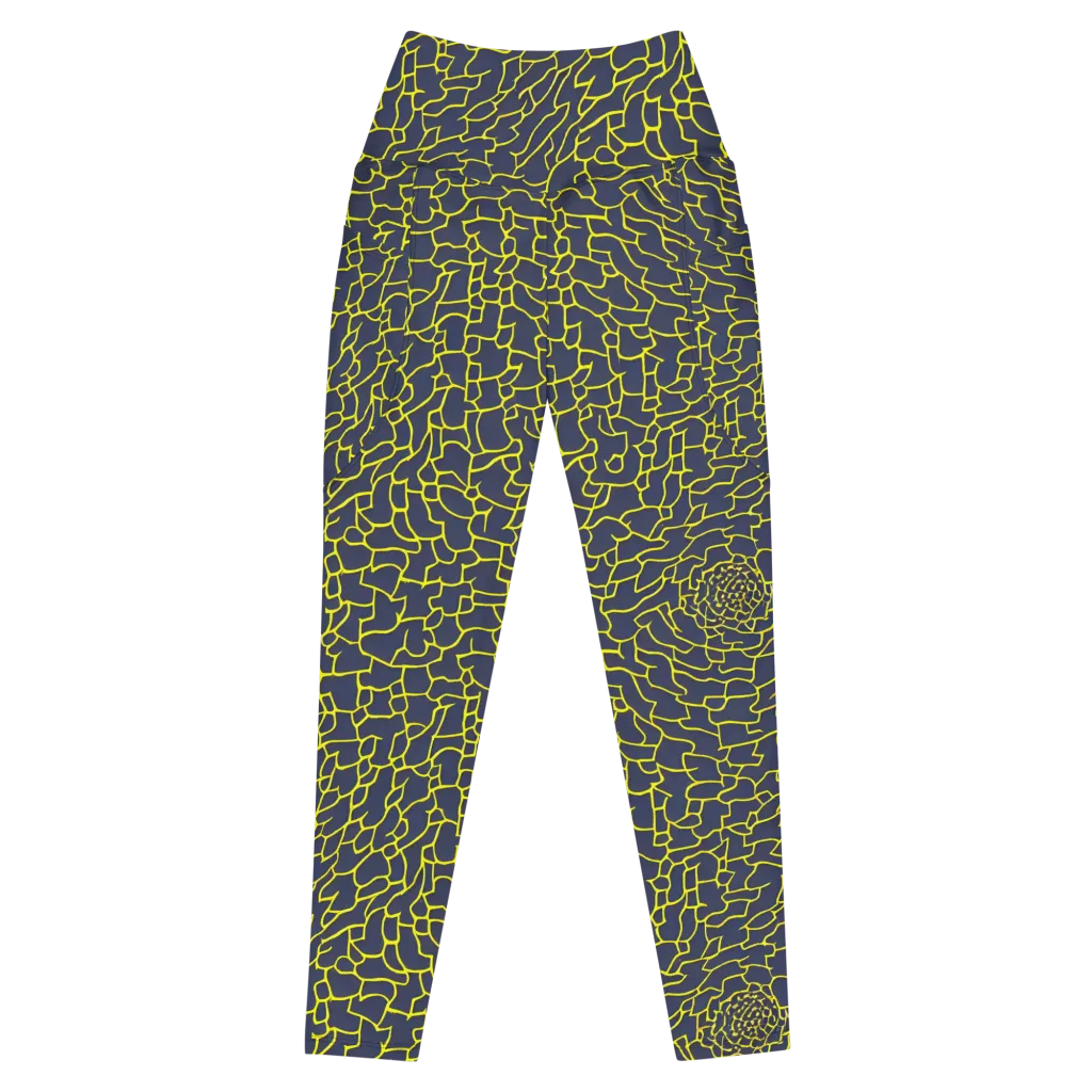 Nightshade Maze on Leggings with Pockets — Front