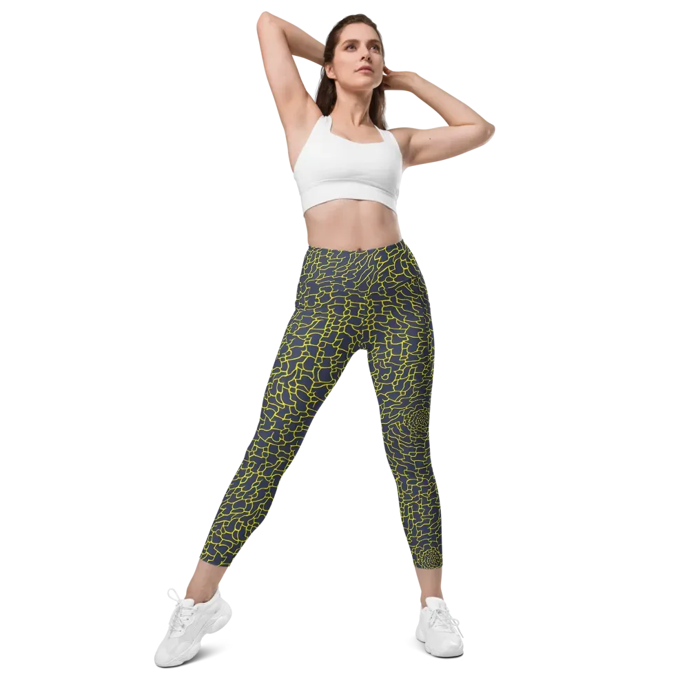 Nightshade Maze on Leggings with Pockets — Front