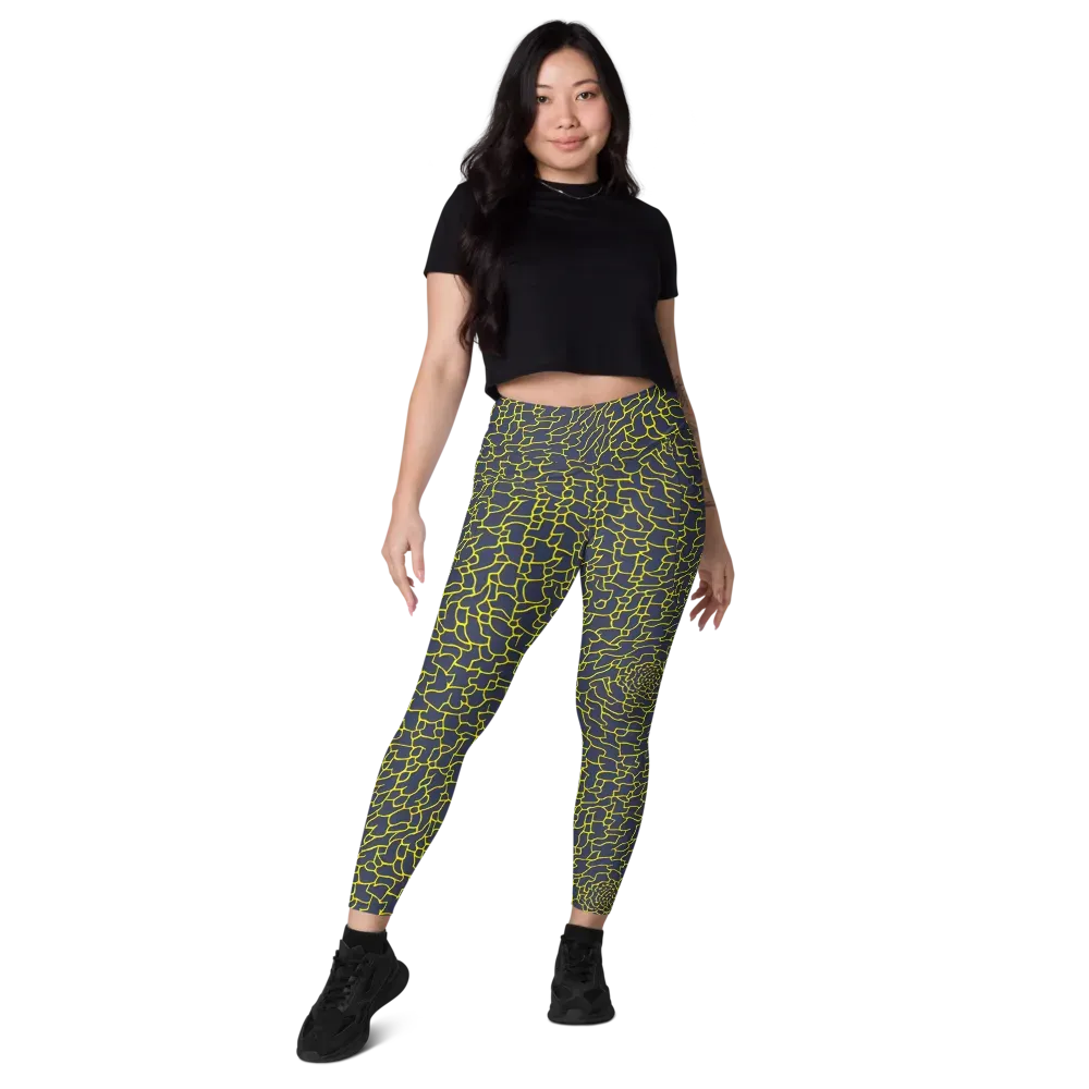 Nightshade Maze on Leggings with Pockets — Front