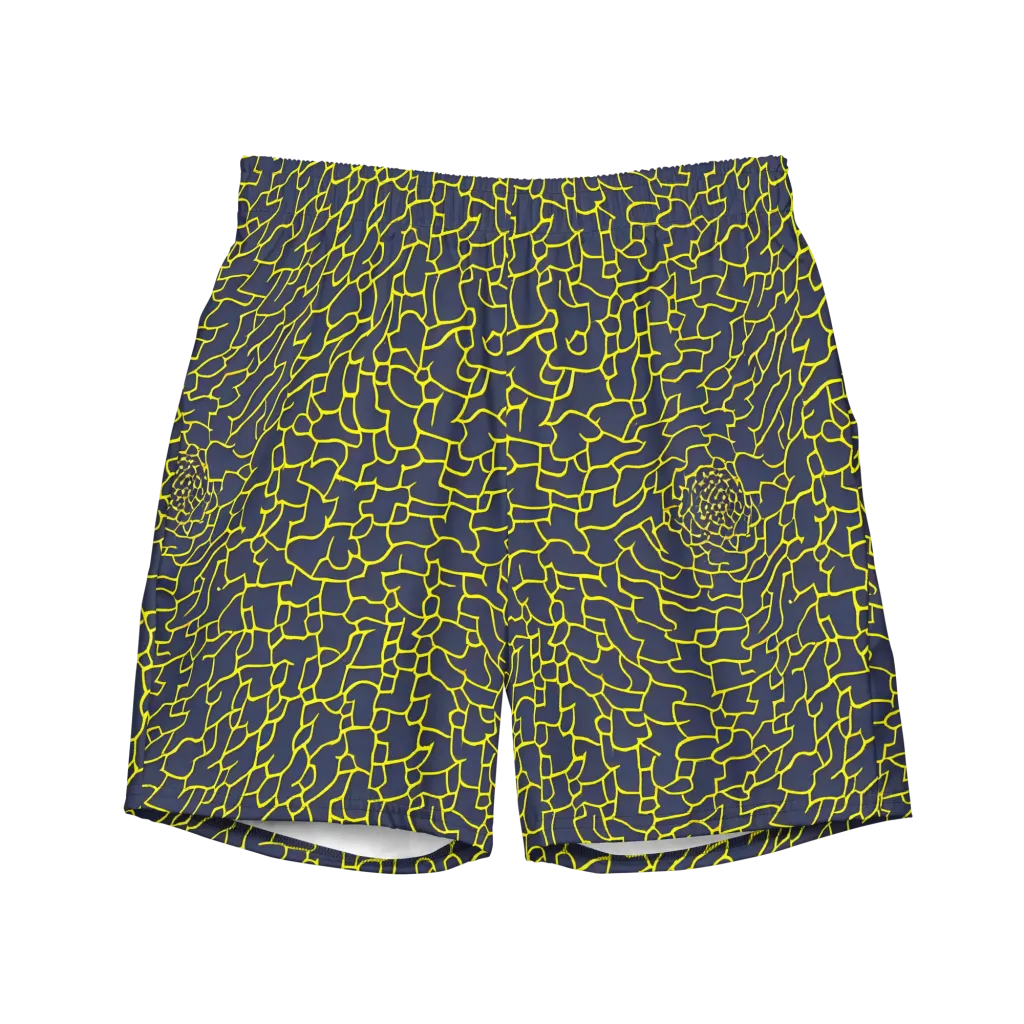Nightshade Maze on Swim Trunks — Front