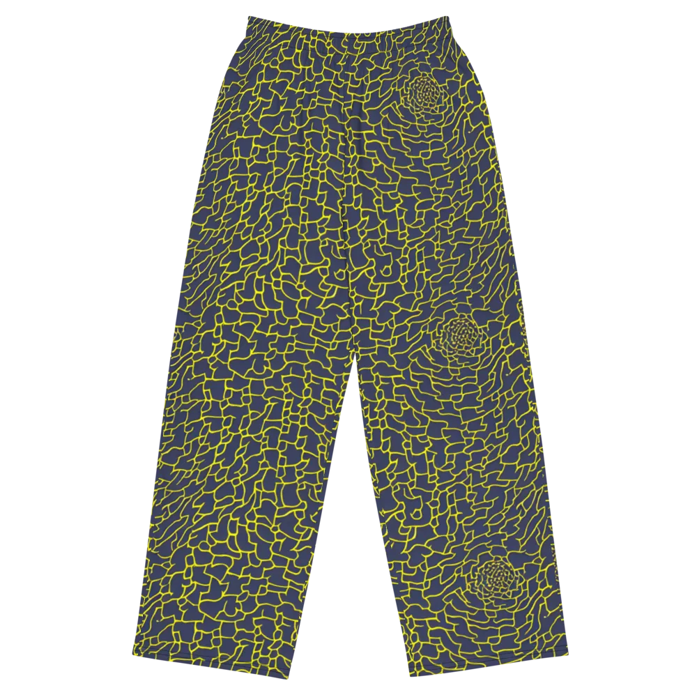 Nightshade Maze on Wide-Leg Pants — Front