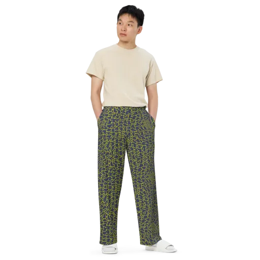 Nightshade Maze on a Wide-Leg Pants