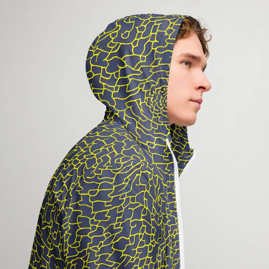 Nightshade Maze on Men's Windbreaker — Right