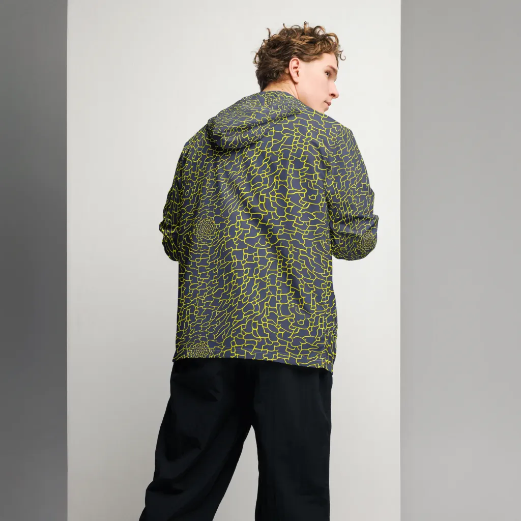 Nightshade Maze on Men's Windbreaker — Back