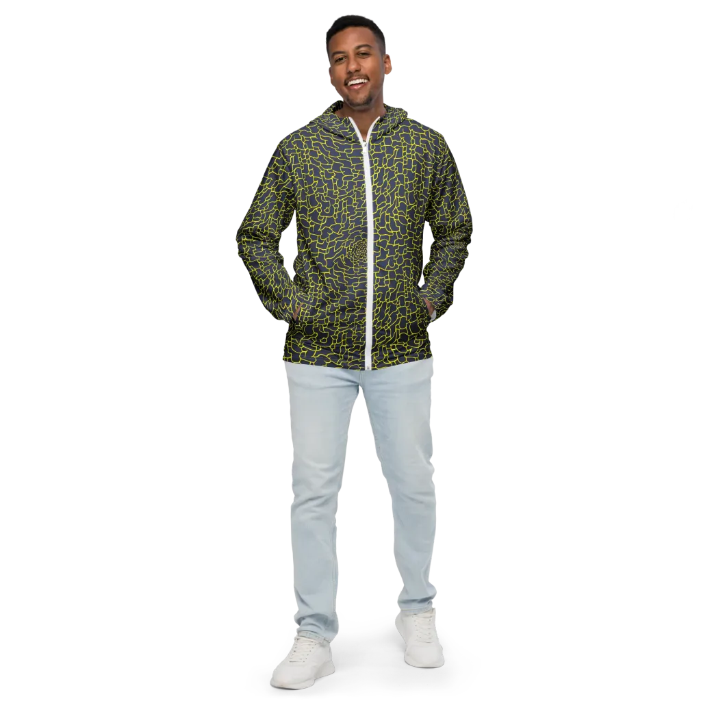 Nightshade Maze on Men's Windbreaker — Front