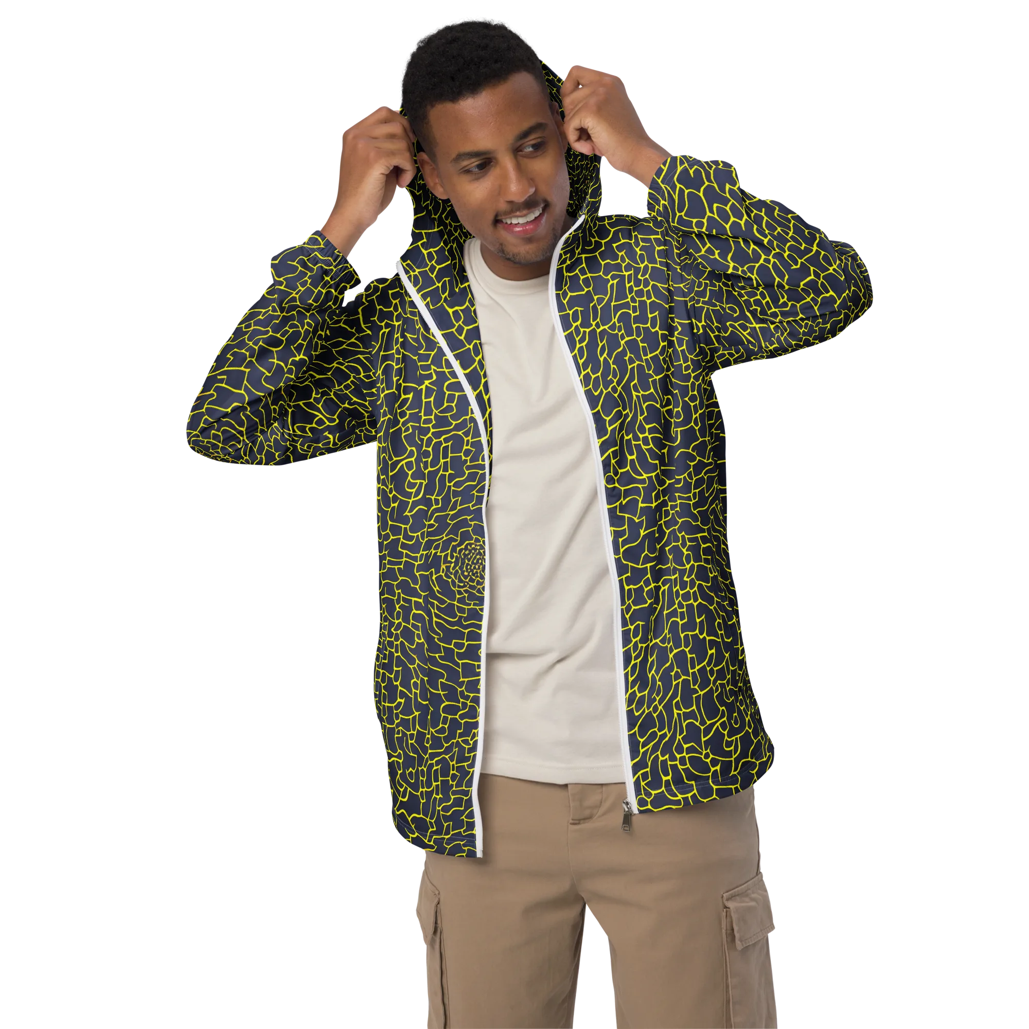 Nightshade Maze on Men's Windbreaker — Front