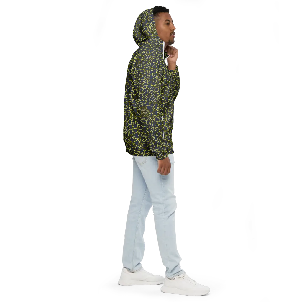 Nightshade Maze on Men's Windbreaker — Right