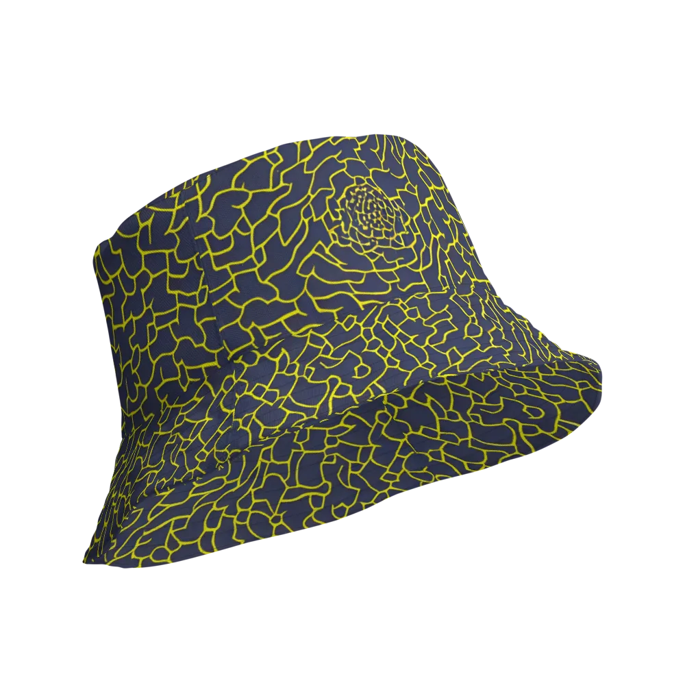 Nightshade Maze on Reversible Bucket Hat — Product details Outside