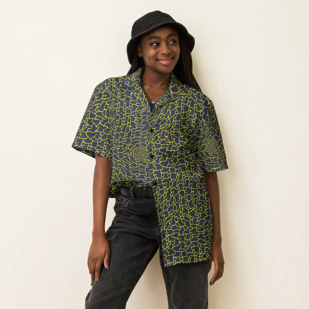 Nightshade Maze on Button Shirt — Front