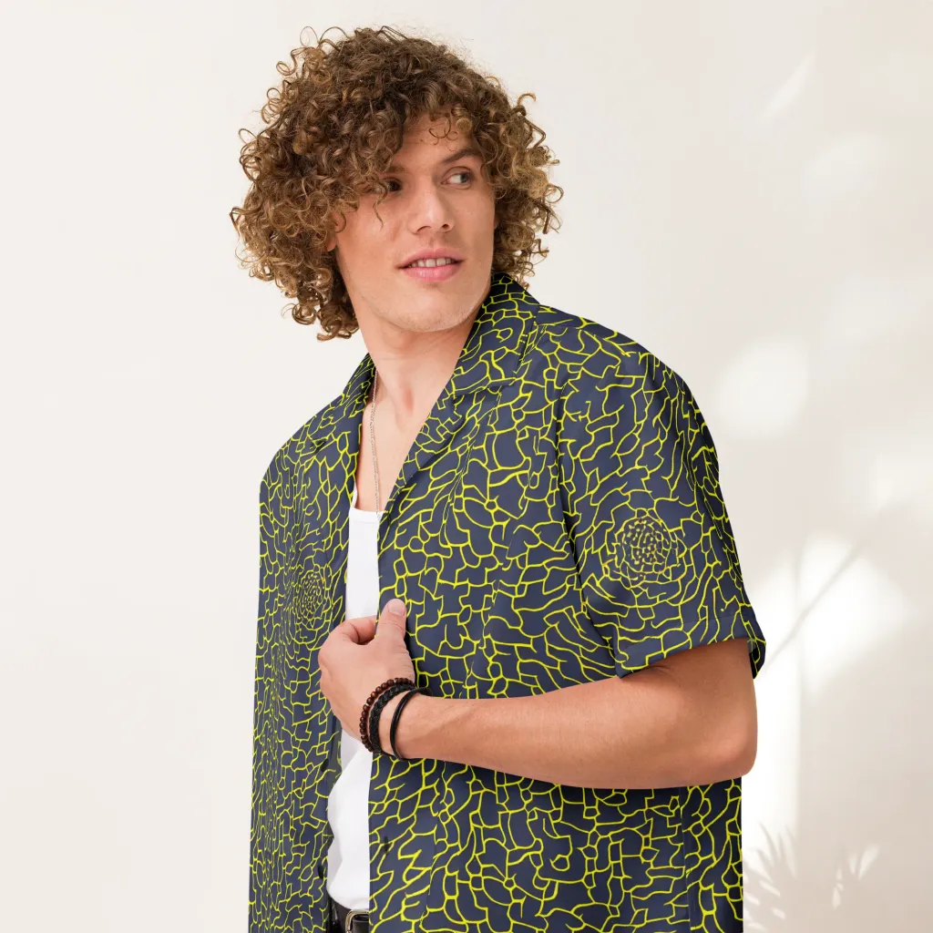 Nightshade Maze on Button Shirt — Front