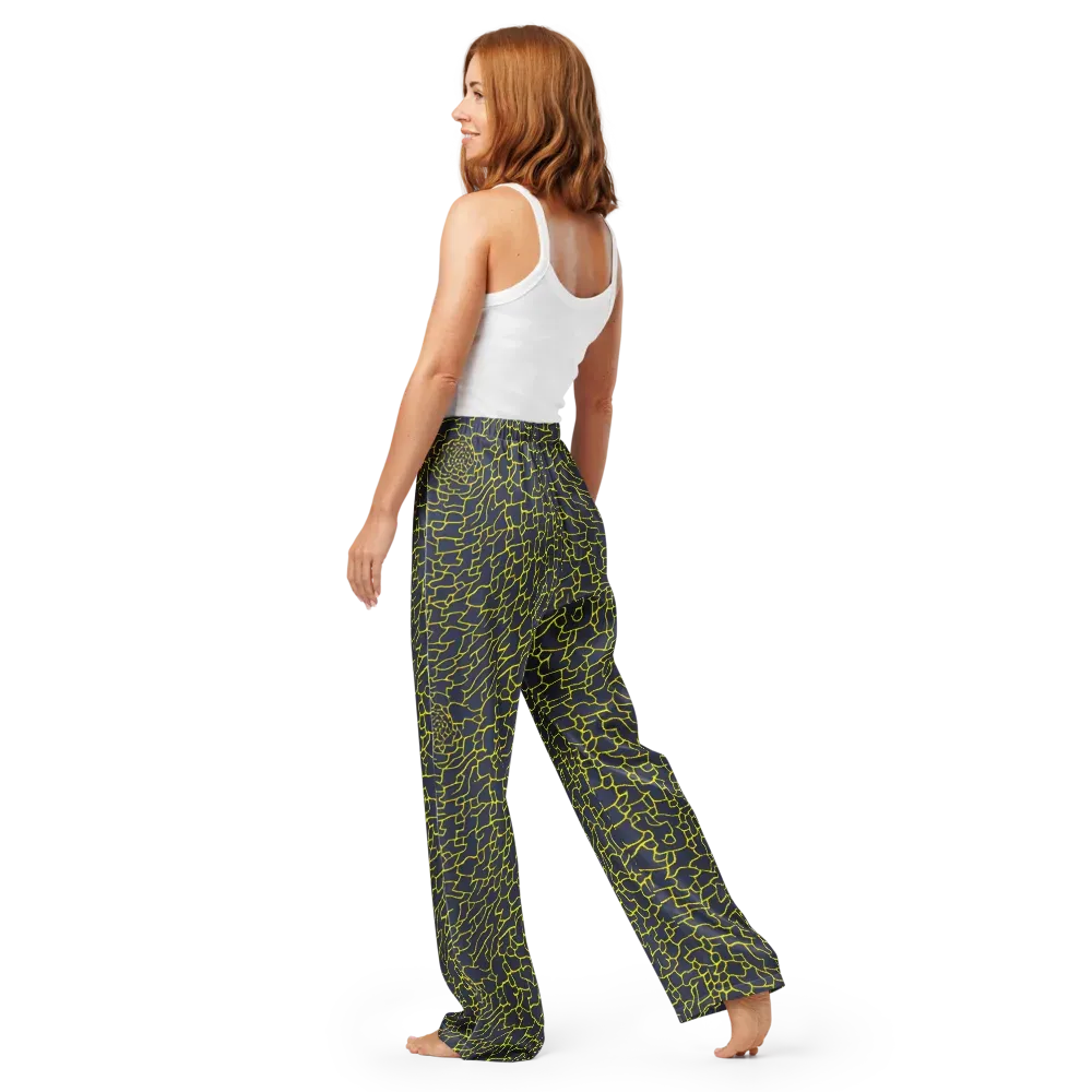 Nightshade Maze on Women's Pajama Pants — Back