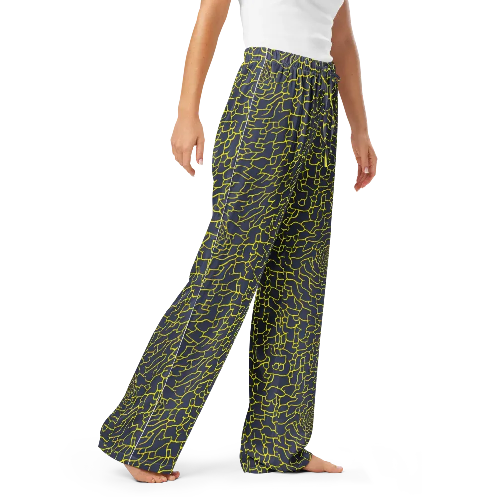 Nightshade Maze on Women's Pajama Pants — Right Front