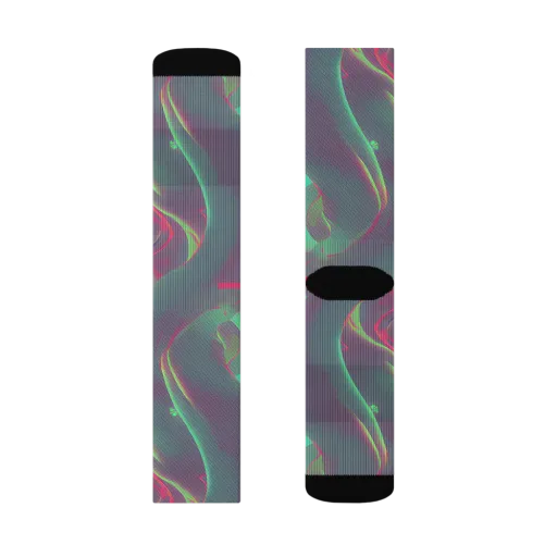 Neon Whisper on a Socks