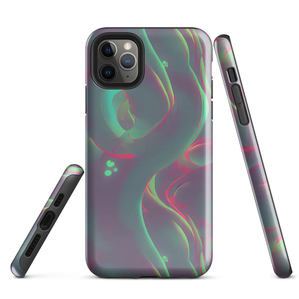 Neon Whisper on Tough Case for iPhone® — Front