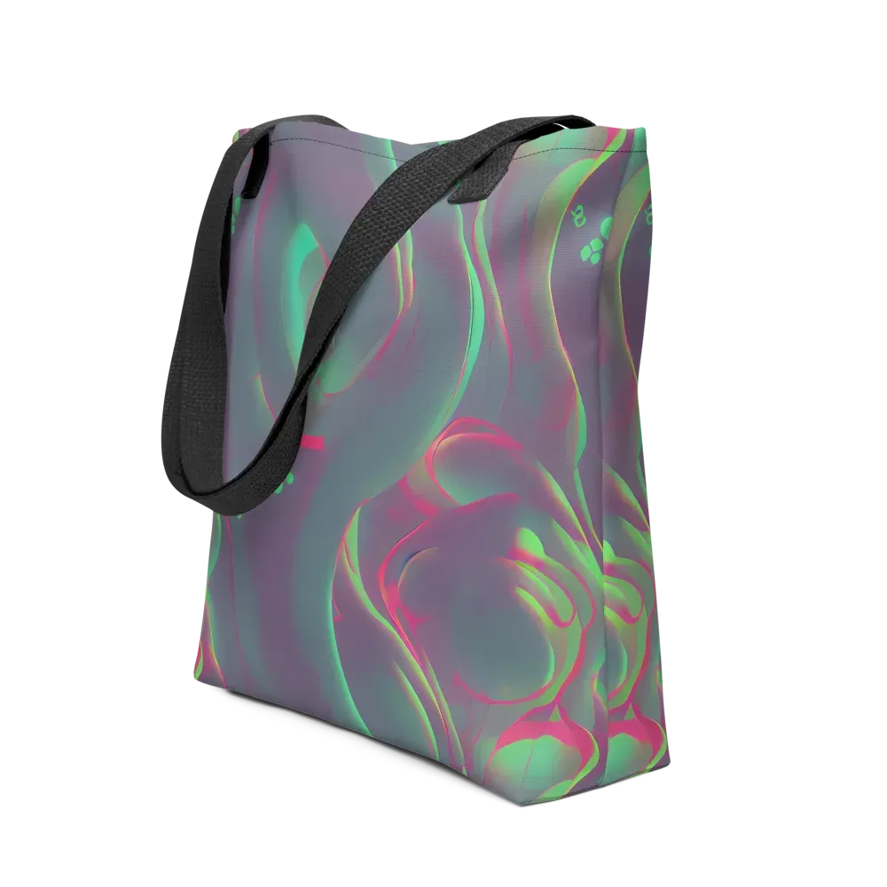Neon Whisper on Tote Bag — Front