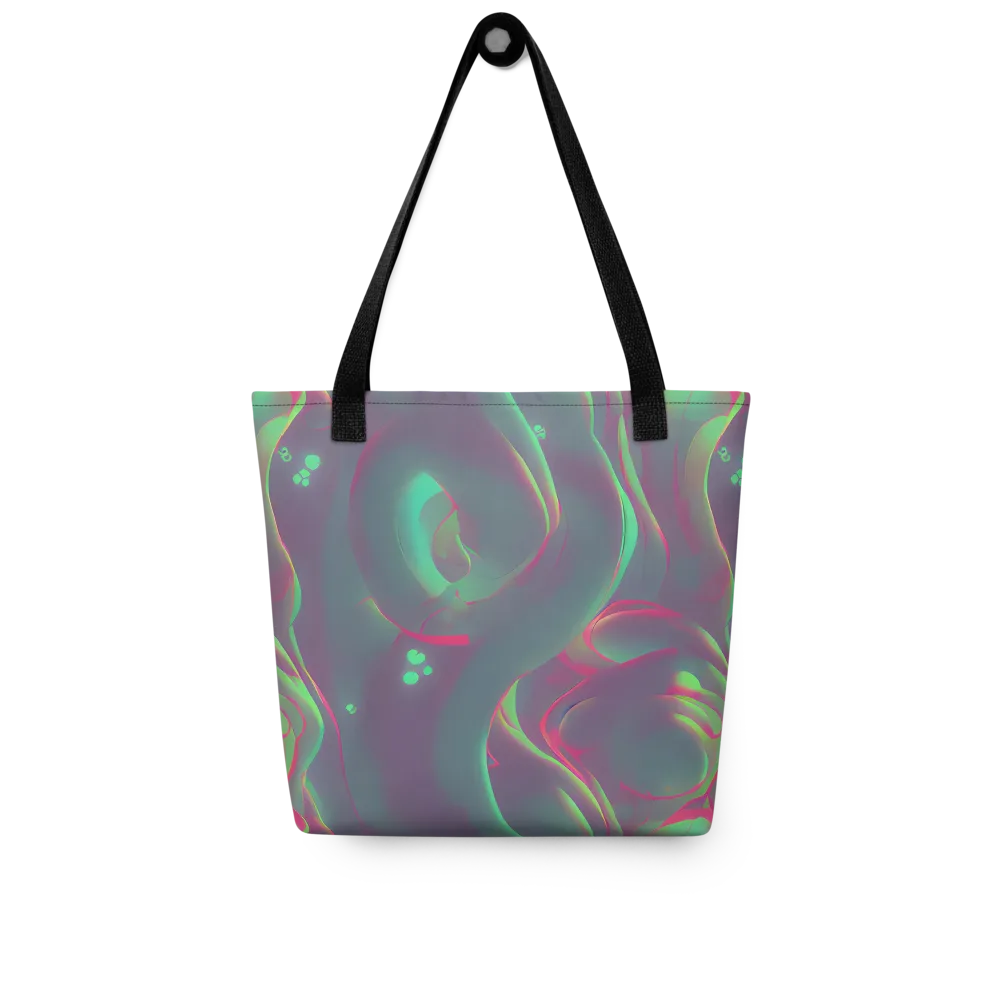 Neon Whisper on Tote Bag — Front
