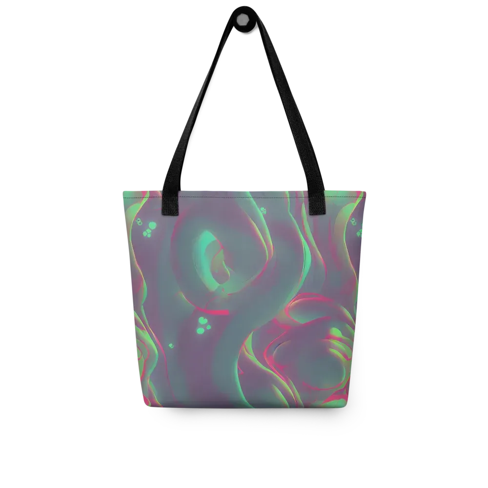Neon Whisper on Tote Bag — Front