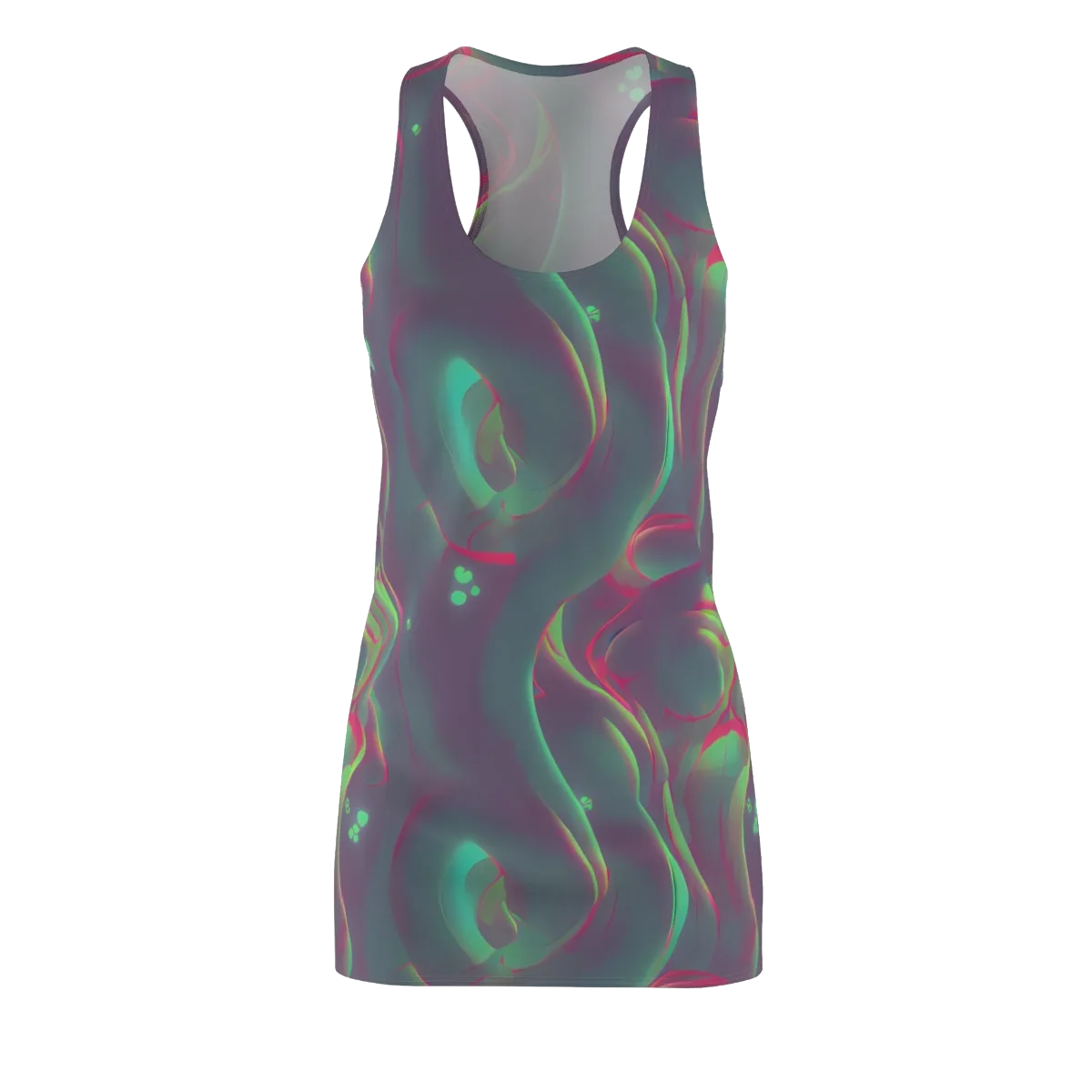 Neon Whisper on Racerback Dress — Front
