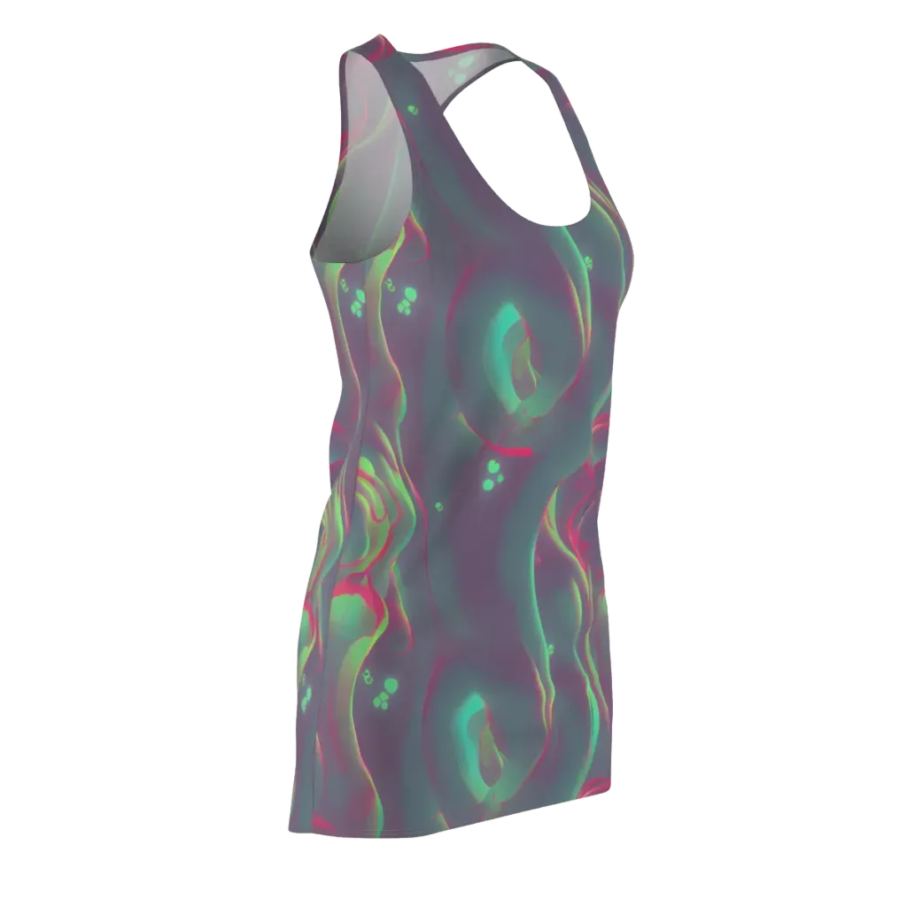 Neon Whisper on Racerback Dress — Front Side