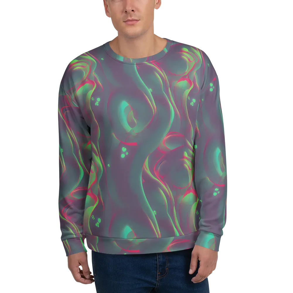 Neon Whisper on Sweatshirt — Front