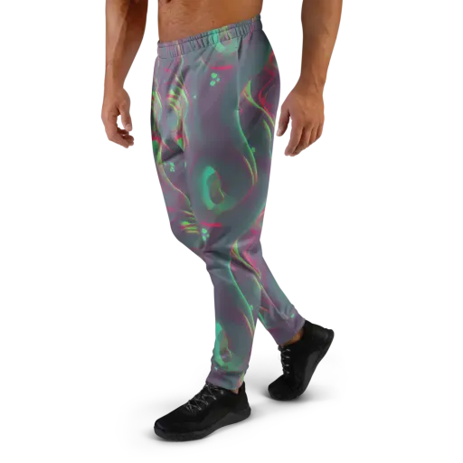 Neon Whisper on a Men's Joggers