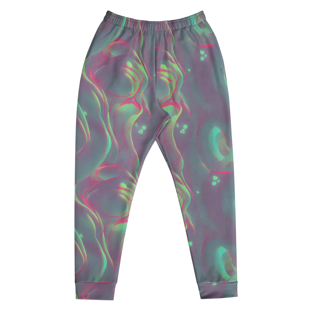 Neon Whisper on Men's Joggers — Front