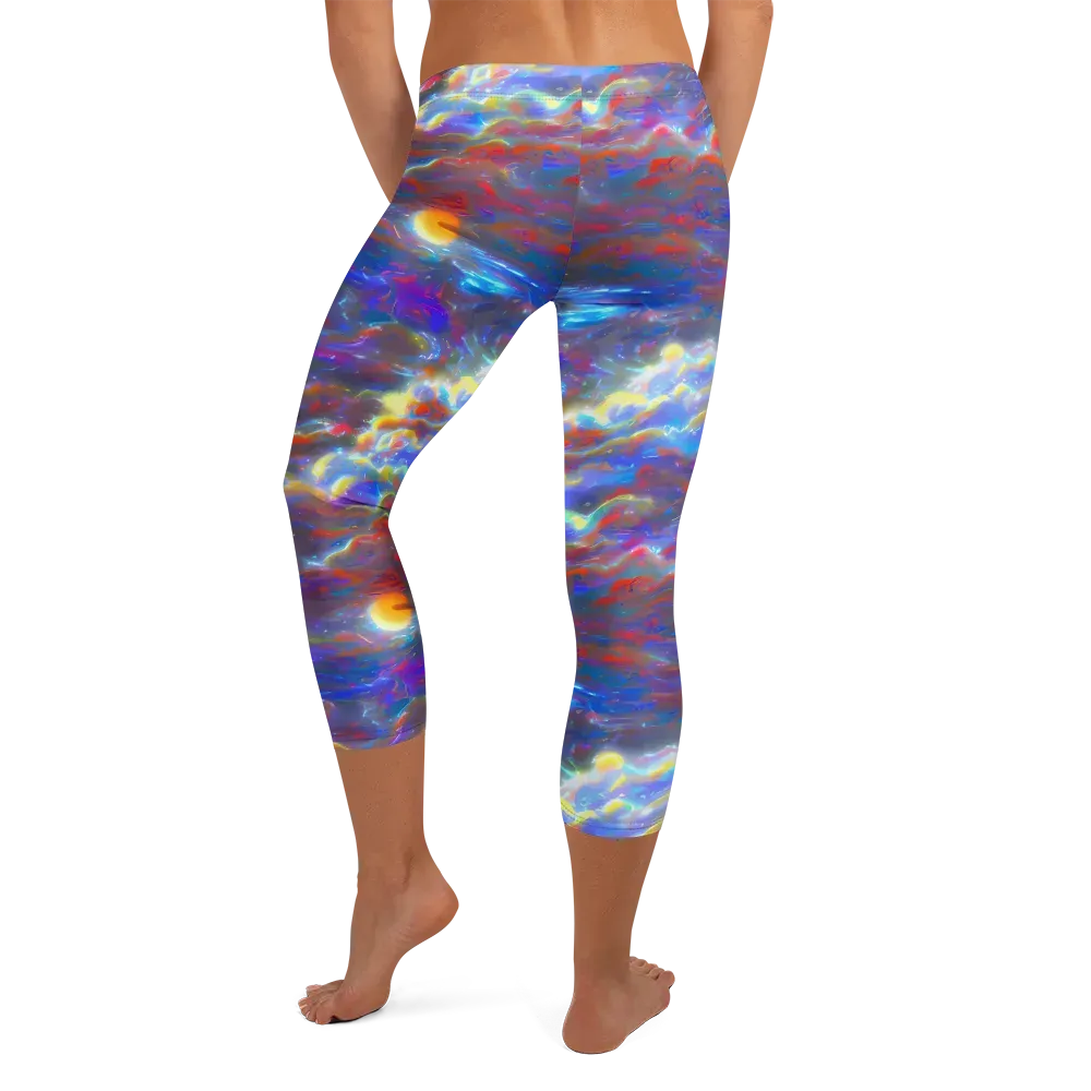 Orion Ripple on Capri Leggings — Back