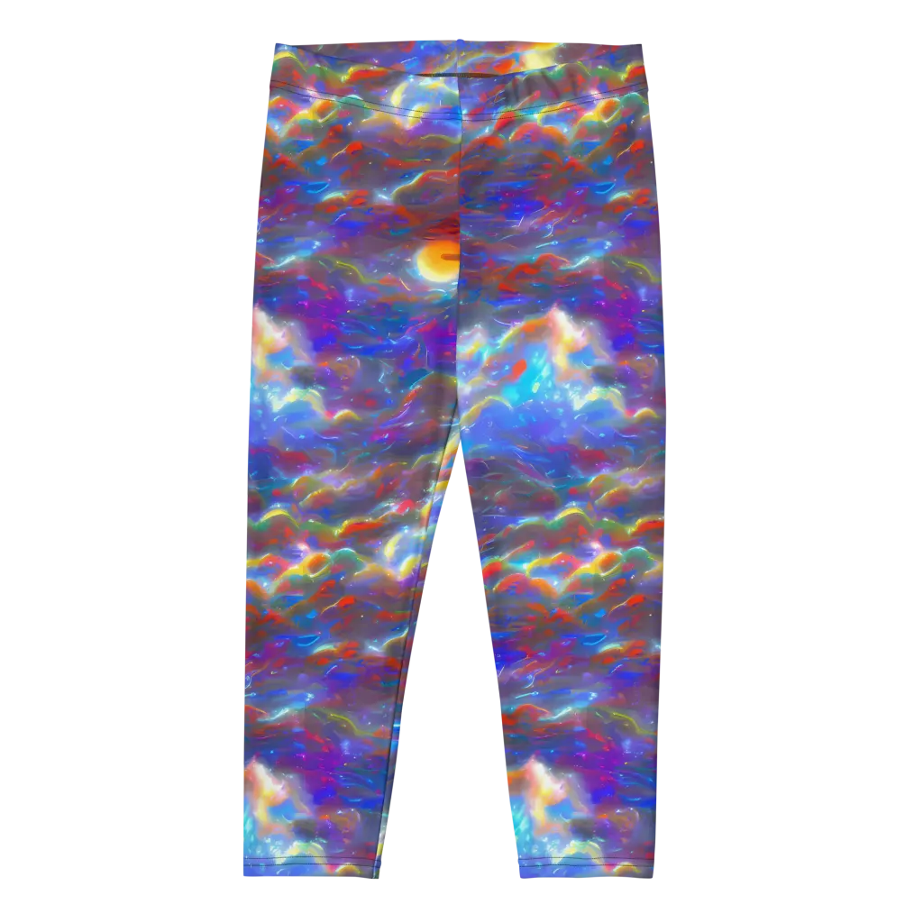 Orion Ripple on Capri Leggings — Front