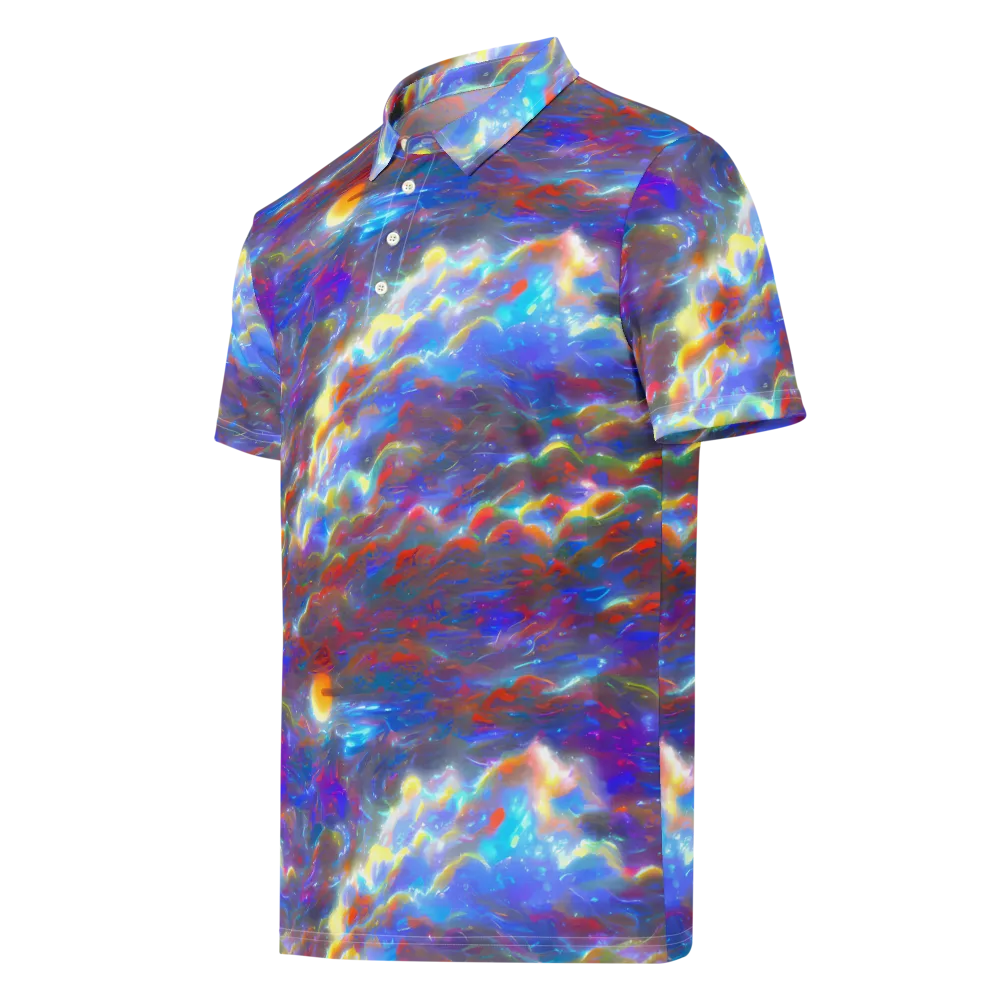 Orion Ripple on Men's Slim Fit Polo Shirt — Left Front