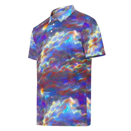 Orion Ripple on a Men's Slim Fit Polo Shirt