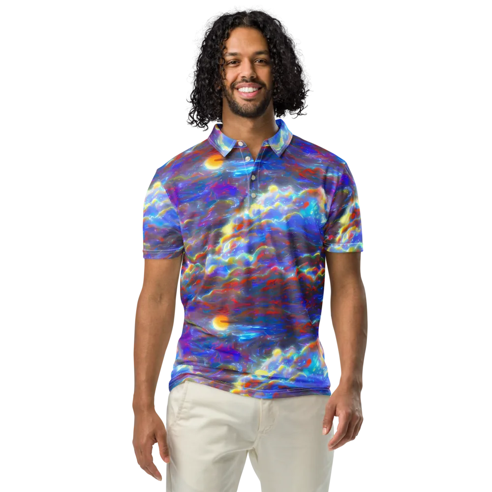 Orion Ripple on Men's Slim Fit Polo Shirt — Front